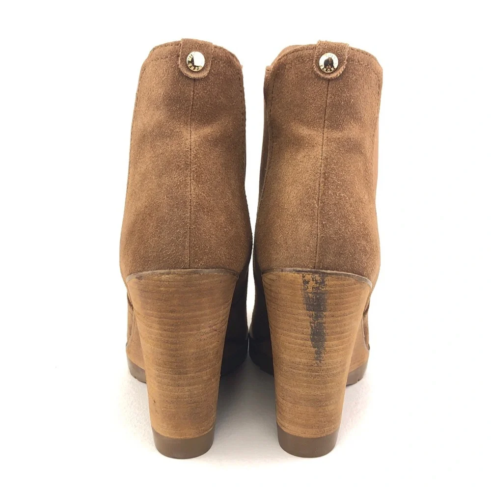 Michael Kors Thea Wedge Ankle Boots 8M